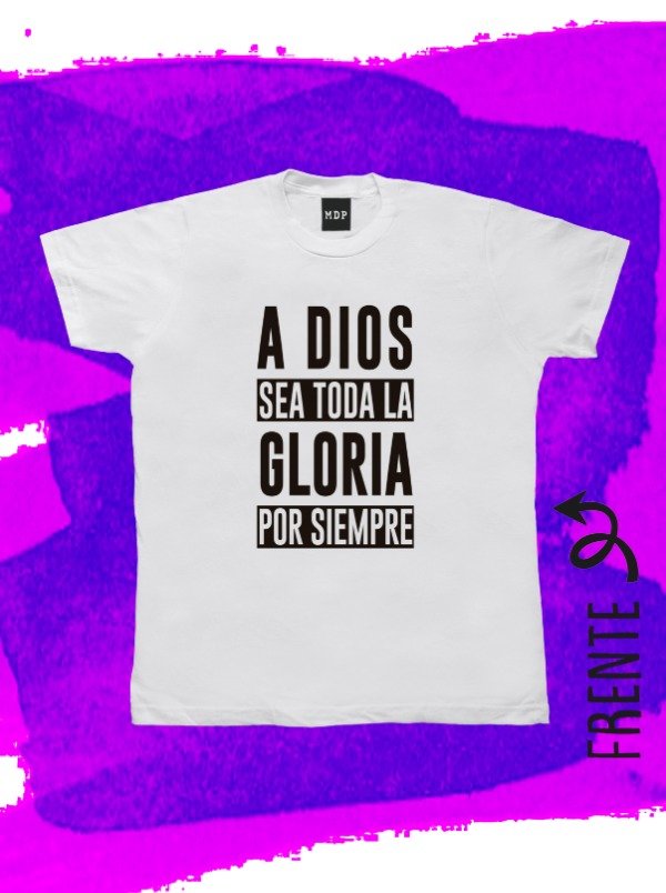 Producto - Remera A DIOS SEA TODA LA GLORIA