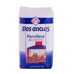 Producto - sal dos anclas entrefina parrillera paquete x 500 grs