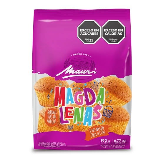 Producto - madalenas vainilla 200gr [MAURI]