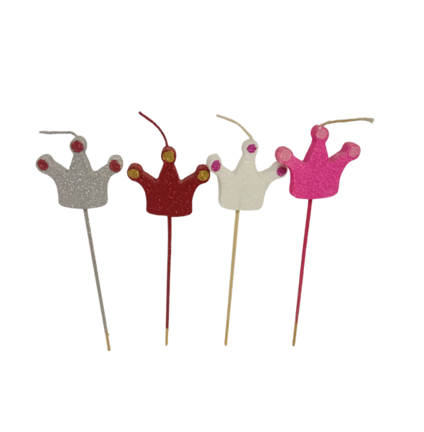 Producto - Velas formas de telgopor (flor, corazón, estrella, corona) - 2