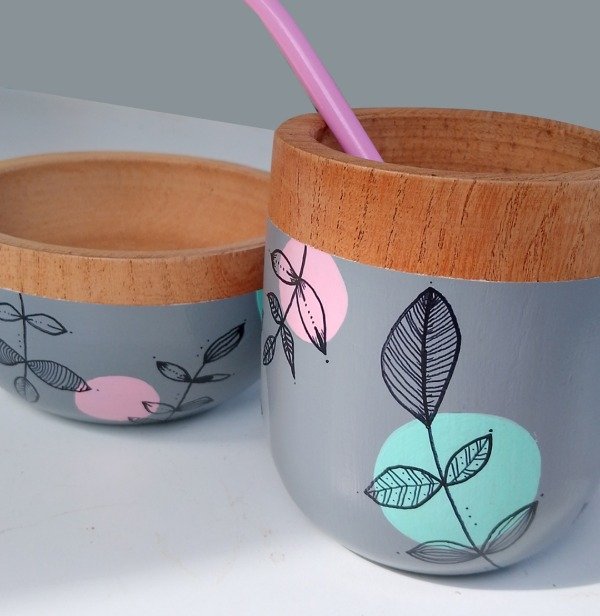 Producto - Hojitas gris cuenco