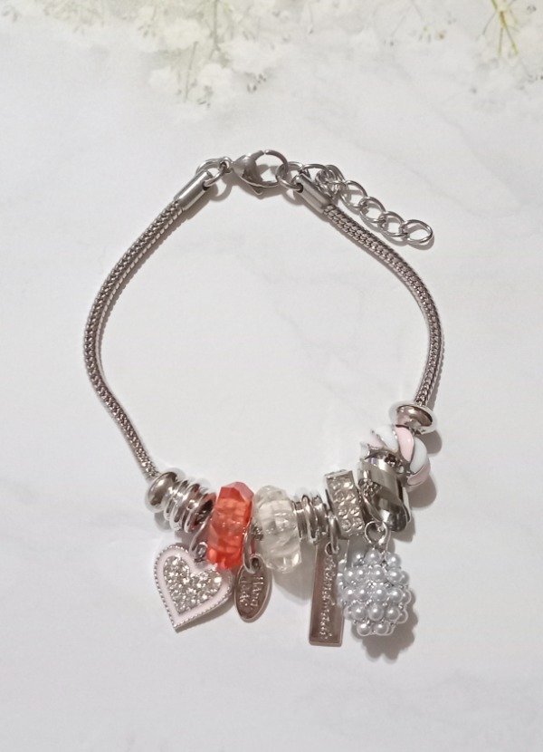 Producto - Pulsera multidijes rosa