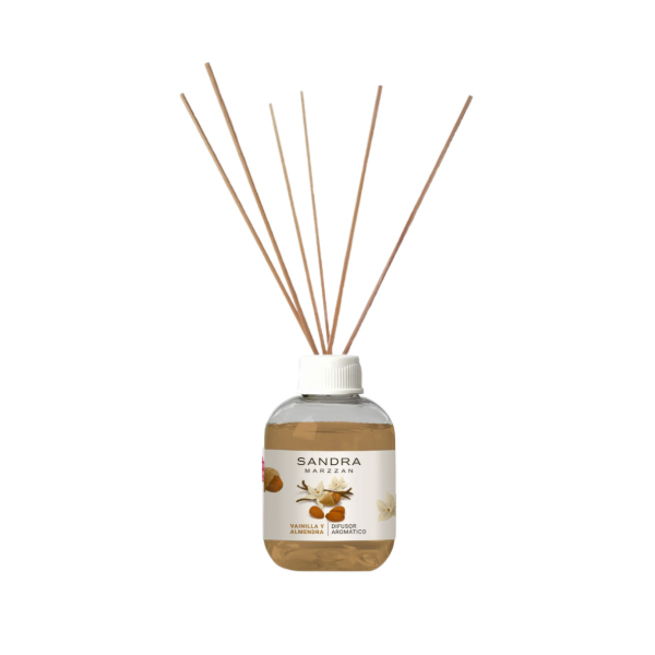 Producto - Difusor Aromático Vainilla Almendra (con varillas)