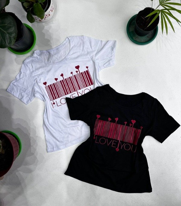 Producto - Remera estampada love you