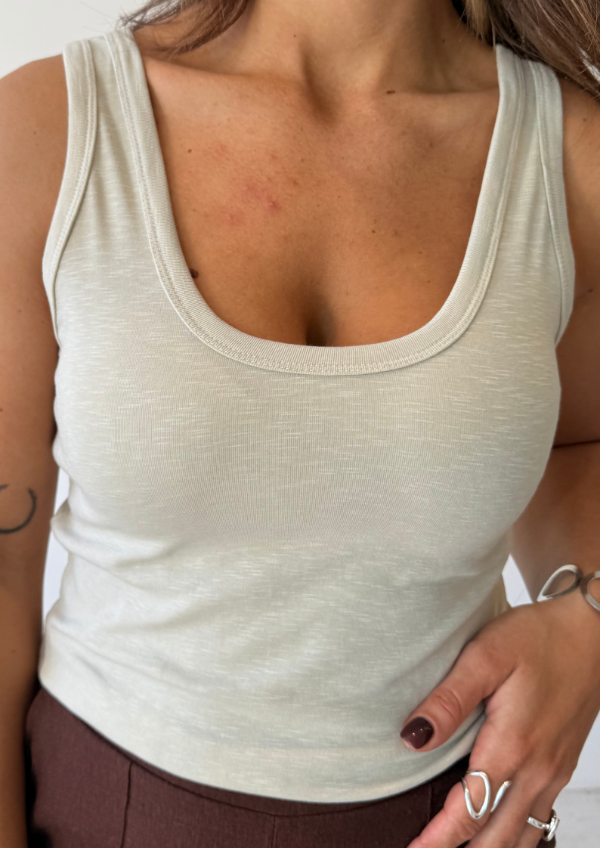 Producto - Musculosa MALTA - Hueso - 1