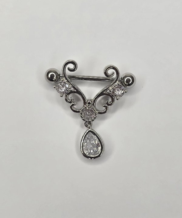 Producto - Nipple strass con colgante