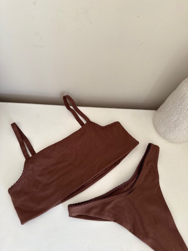 Producto - Conjunto Cele algodón chocolate