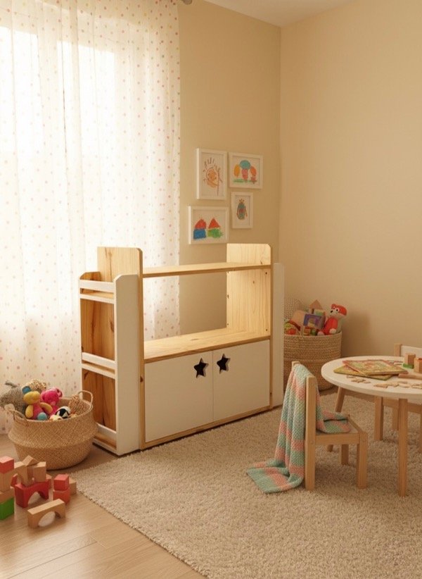Producto - Mueble Juguetero con bibliotecas Montessori