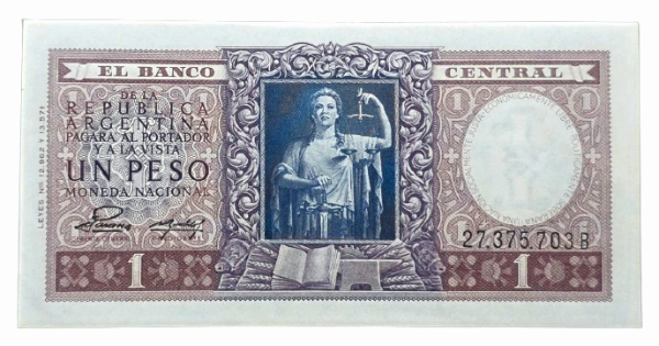 Producto - 1 Peso Justicia (Palarea - Revestido) Bott.1911 -XF