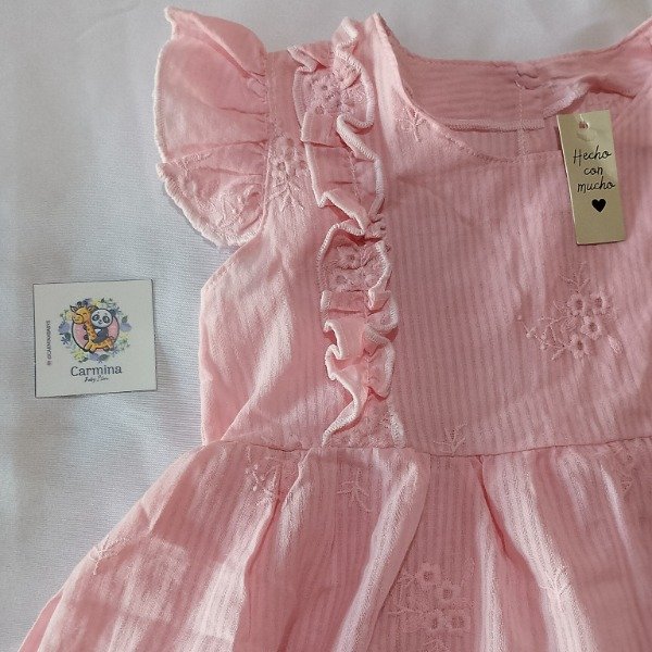 Producto - VESTIDO BRODERIE ROSA