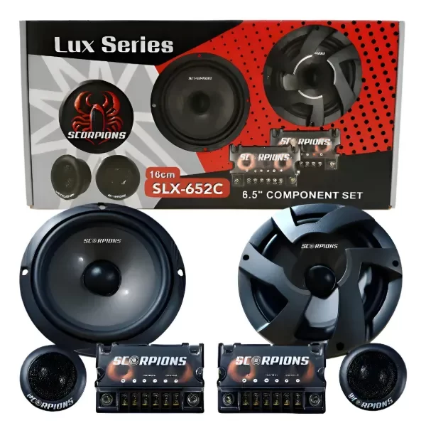 Producto - Kit Componentes Scorpions Lux 6,5 Pulgadas 300w Crossover