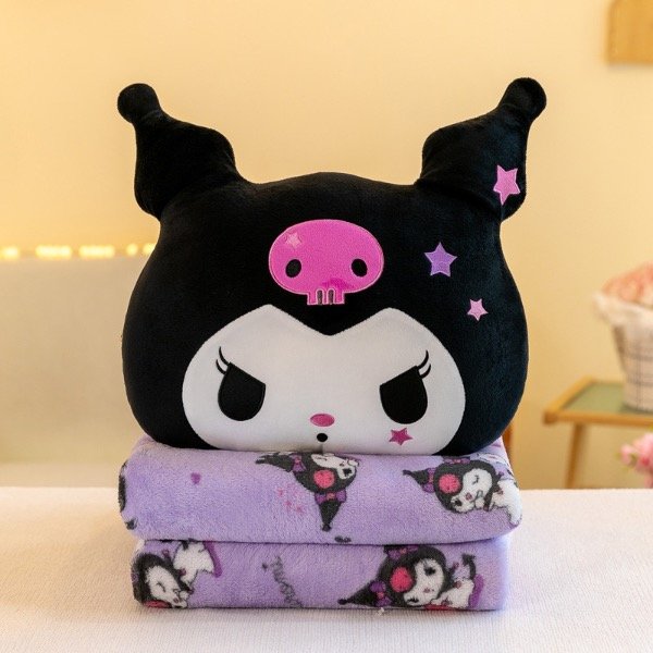 Producto - Mochila /almohada kuromi con manta final