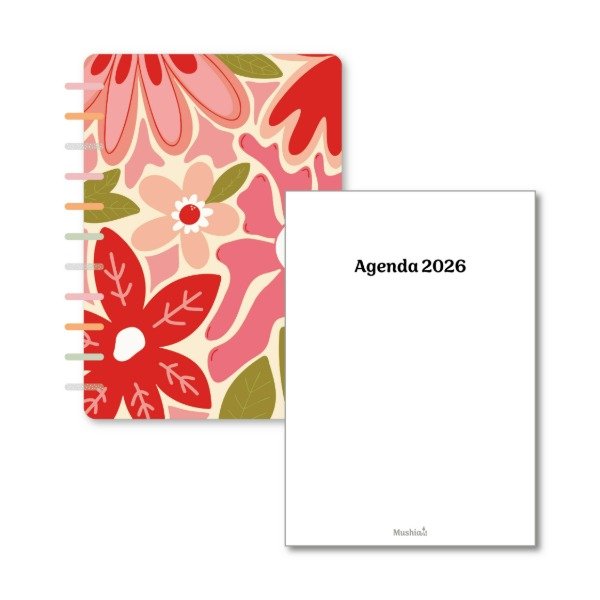 Producto - Agenda 2026 - Flores Rojas