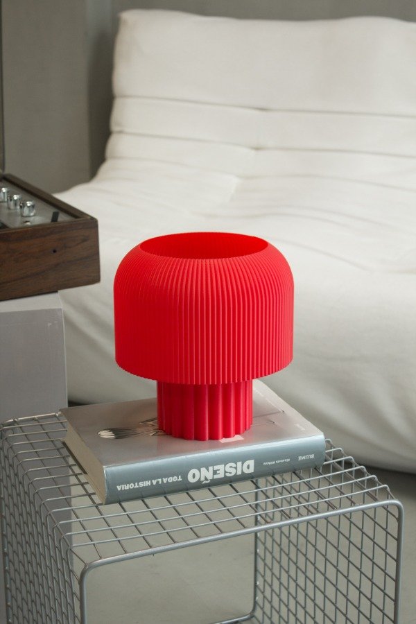 Producto - Lampara Hongo Roja - 0