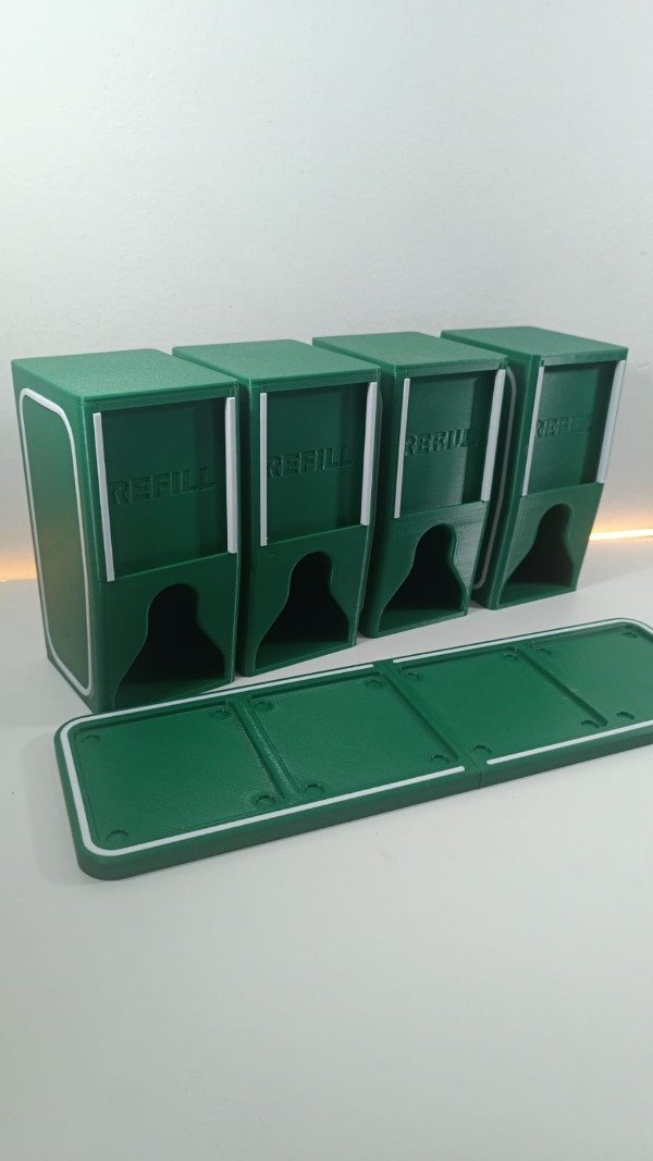 Producto - Dispensador de Saquitos de Té x 4 Con Base (Pedí tu color)