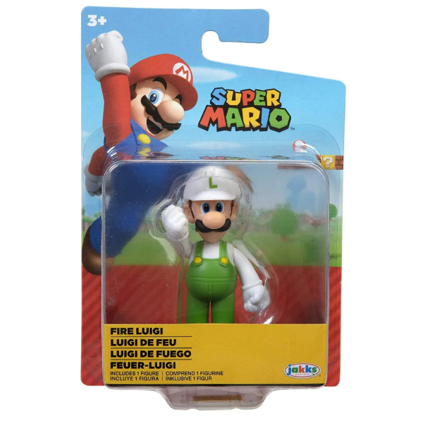 Producto - Super Mario Fire Luigi 7cm - 2