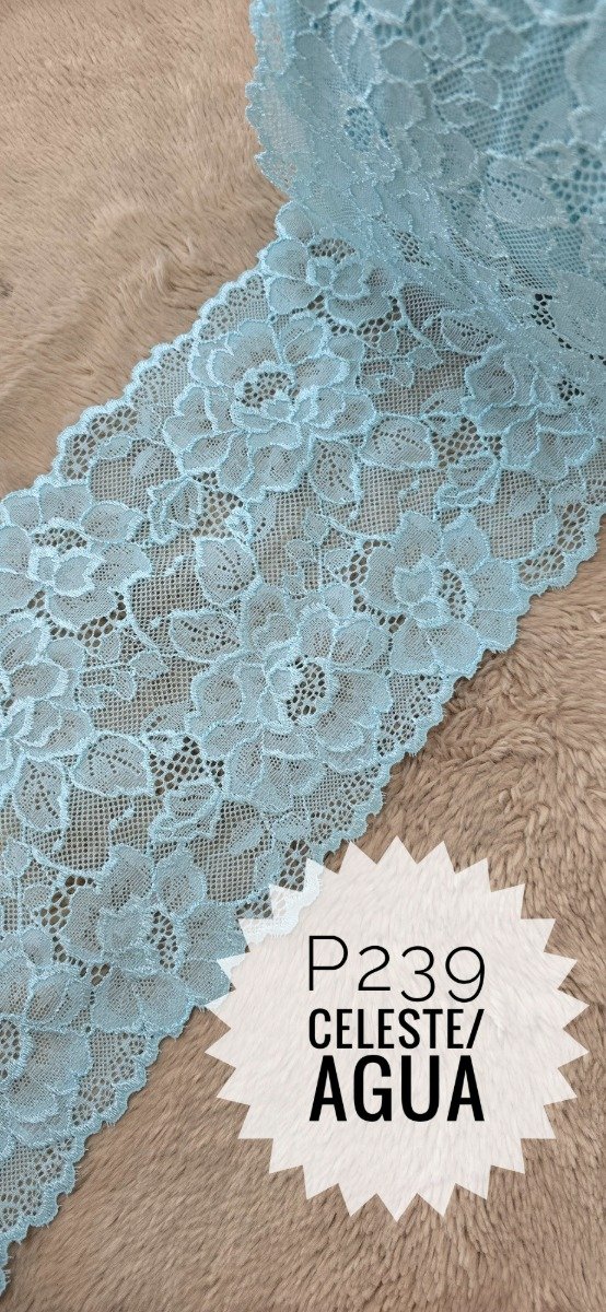 Producto - P239 PUNTILLA CELESTE/AGUA 18 cm