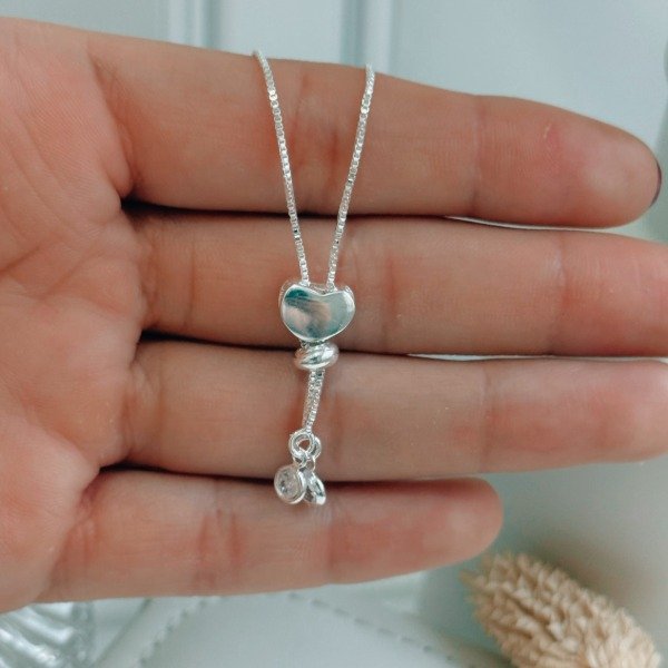 Producto - Conjunto Choker Love Laminado Plata 925