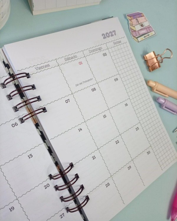 Producto - Agenda semanal Vertical Serena - 10