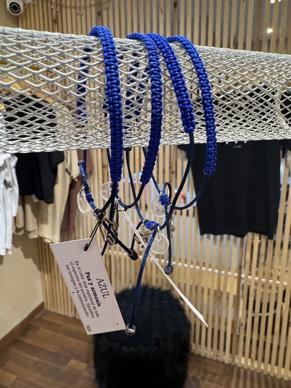 Producto - Pulsera trenzada azul