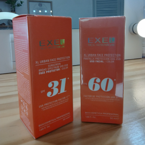 Producto - PANTALLA PROTECCION UVA-UVB FPS 31 COLOR X 50g/ SPF60  - Exel