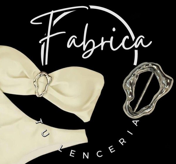 Producto - Herraje Irregular con travesaño 55mm x 40mm (1 unidad)- Niquel-Plata
