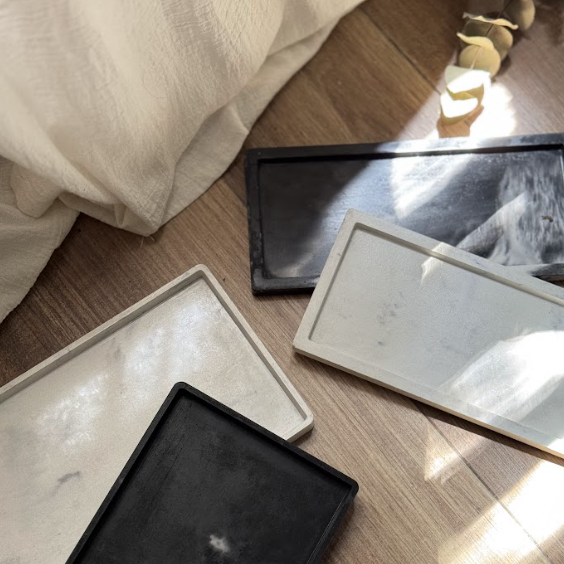 Producto - Bandeja Símil Mármol Chica - PRECIO ESPECIAL