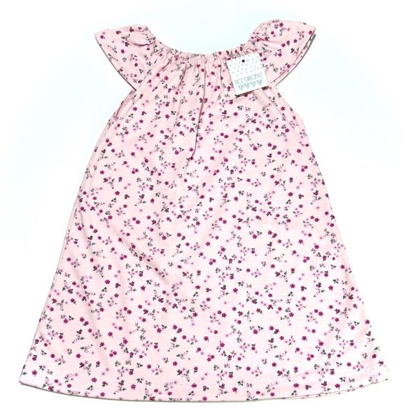 Producto - Vestido frunce rosa flores