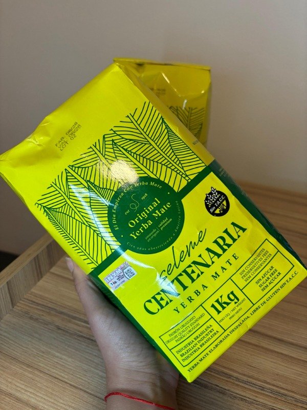Producto - Yerba Mate Seleme Centenaria Amarilla 1kg