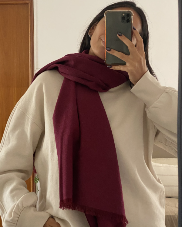 Producto - Ruana Bordó