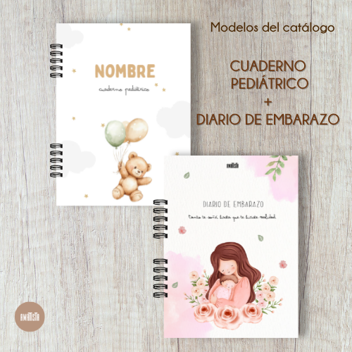 Producto - Cuaderno pediatrico + Diario de embarazo
