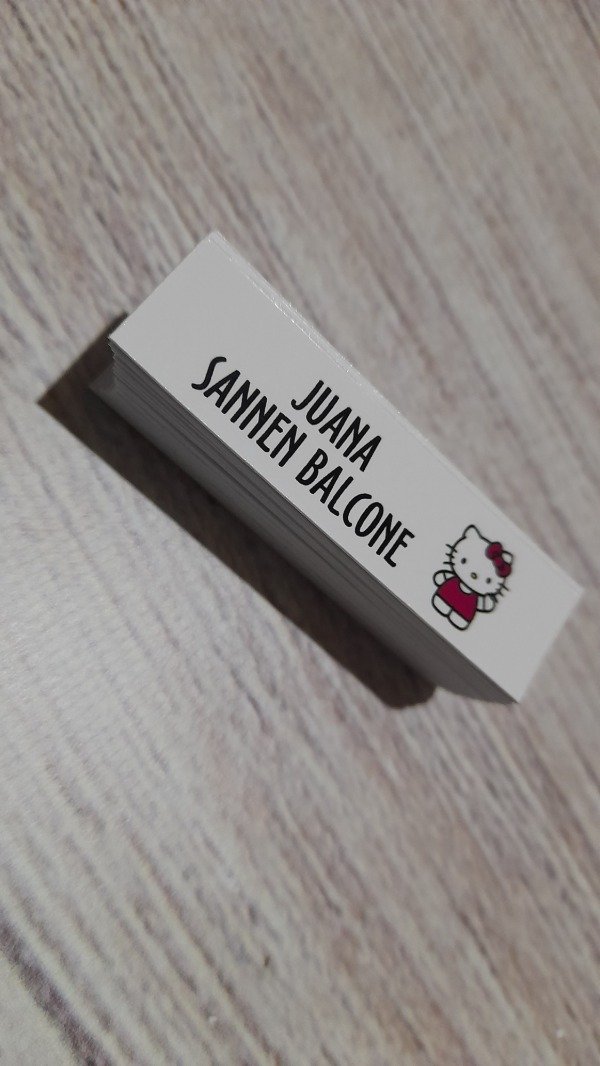 Producto - Plancha A4 por 32 unidades de 2,5x6cm.