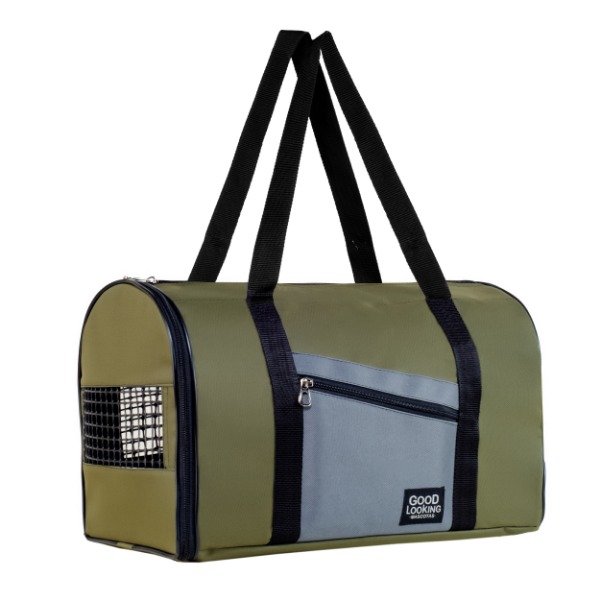 Producto - Bolso Transportador Liviano para Perros y Gatos - Uso Diario - VERDE