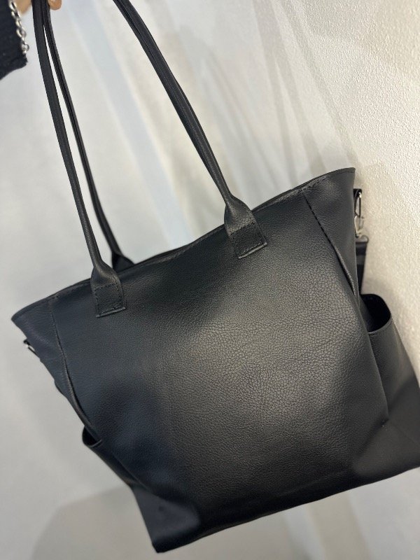 Producto - Cartera ecocuero negra divi - 2