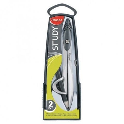 Producto - COMPAS CON LAPIZ STUDY METAL EN ESTUCHE MAPED