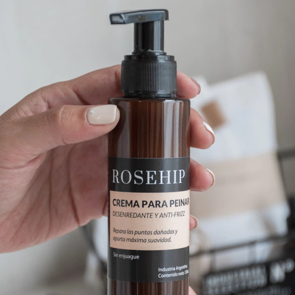 Producto - Crema para Peinar Sin Enjuague - Rosehip