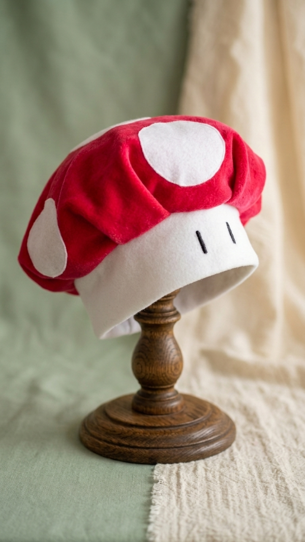 Producto - gorro Hongo Rojo o Verde Mario - 0
