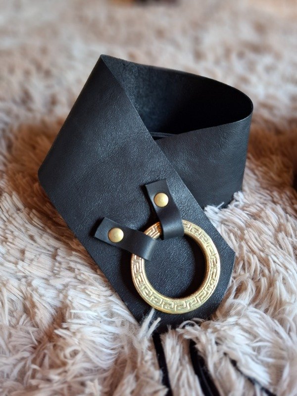 Producto - Faja argolla bronce Negra
