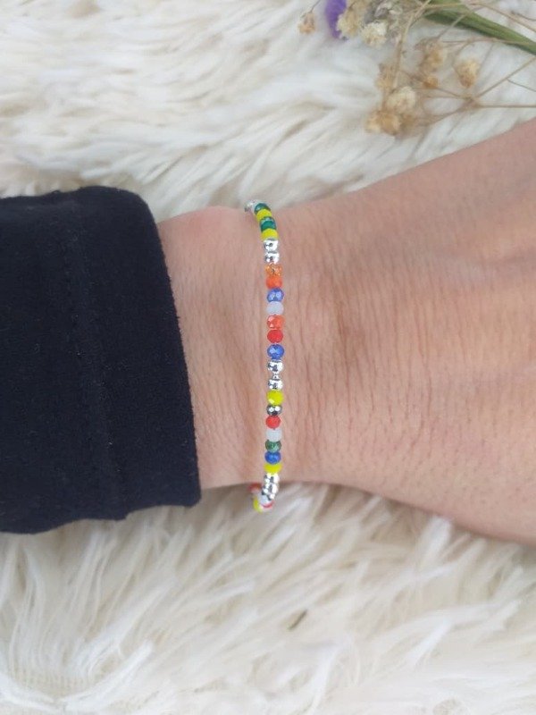 Producto - ABP0081 Pulsera Micropiedritas con Bolitas -A