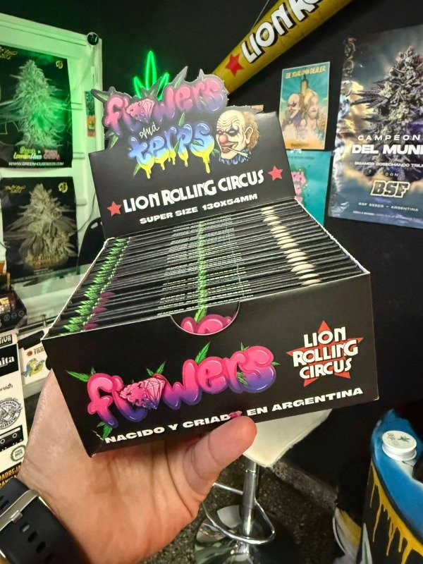 Producto - SEDAS LRC KING SIZE - FLOWERS AND TERPS PAPELILLOS PREMIUM