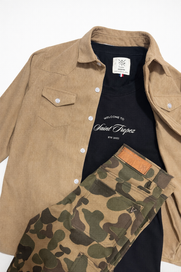 Producto - CAMISA OXFORD CAMEL CORDEROY - 1