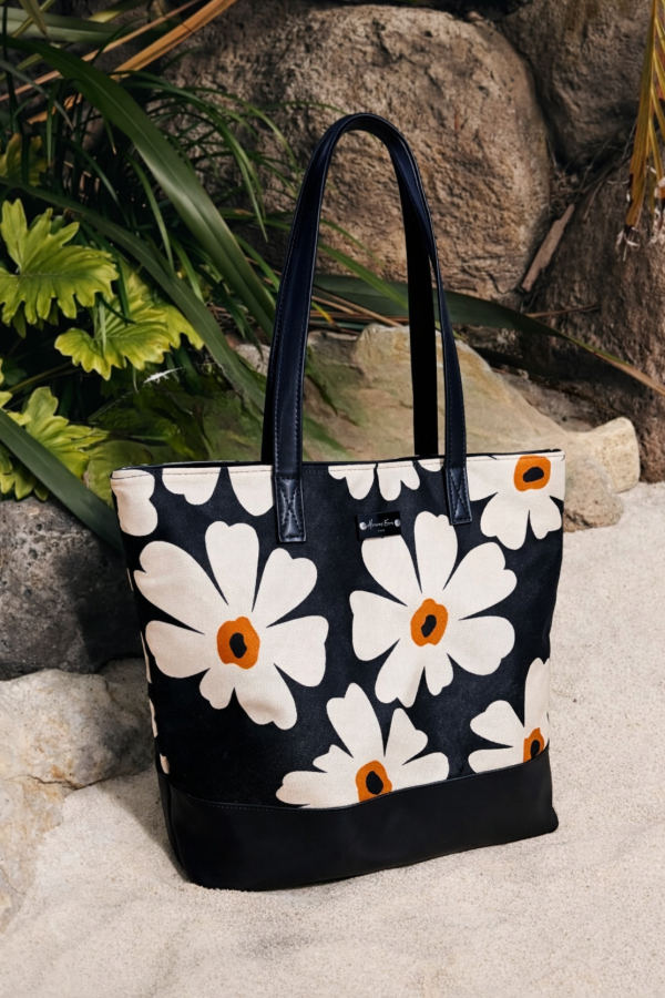 Producto - Bolso Playero Flores Grandes