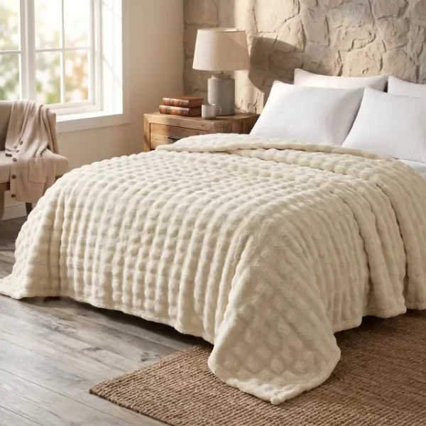 Producto - Frazada Burbuja flannel Sidney QUEEN - 2