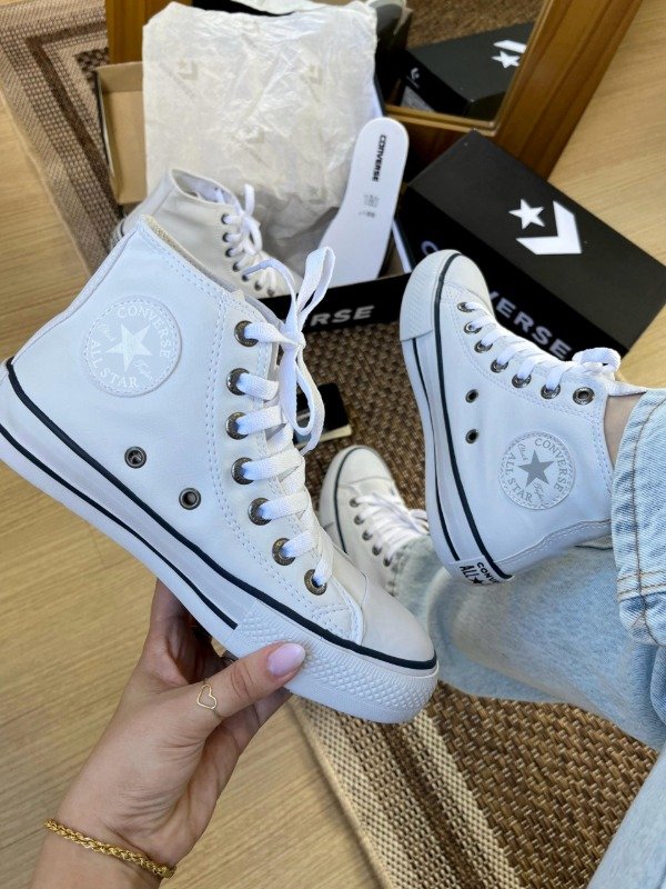 Producto - Converse All Star - Botita Blanco (Cuero)