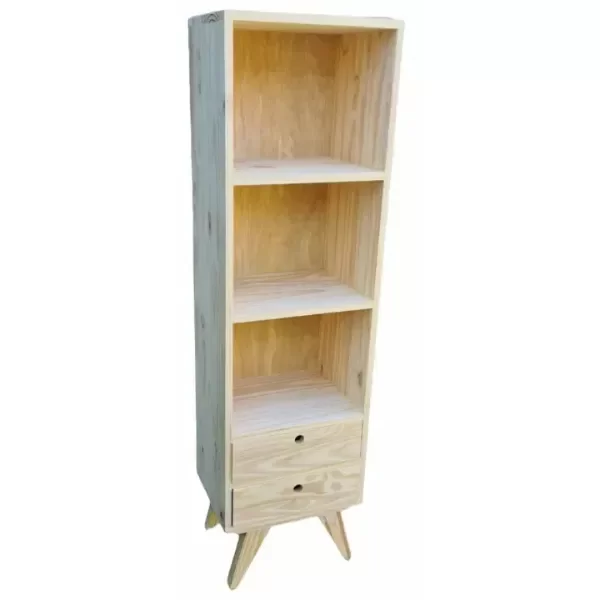 Producto - Biblioteca Alto 140cm 2 Cajones y 3 Cubos