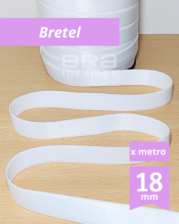 Producto - Bretel cactus 18 mm de Zanotti - Blanco (x Metro)