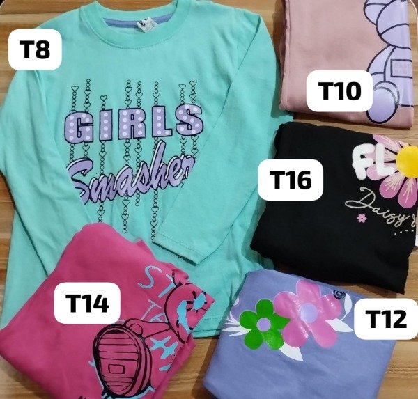 Producto - REMERA MANGA LARGA NIÑA