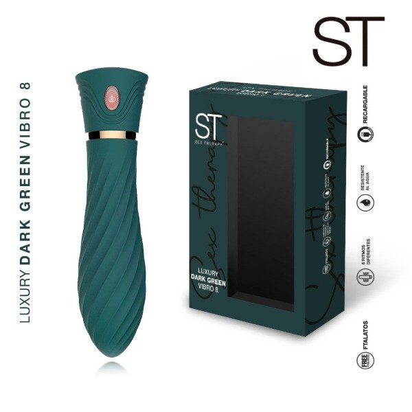 Producto - Vibrador LUXURY DARK GREEN VIBRO 8 - ST