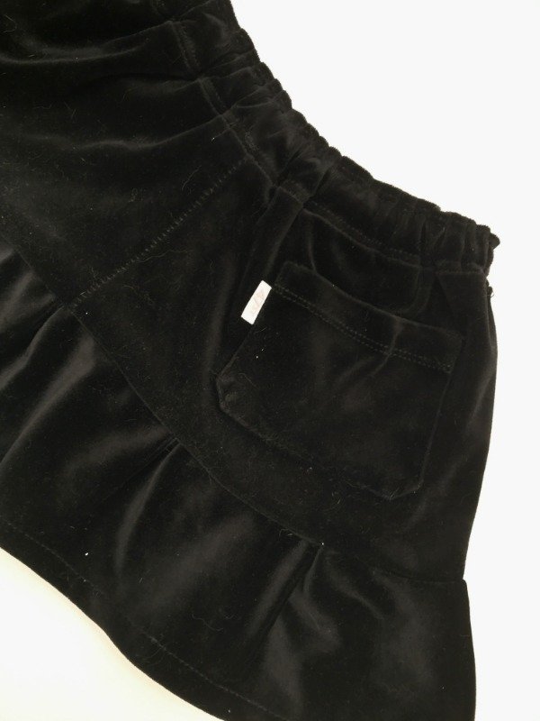 Producto - Black velvet pleated skirt - 5