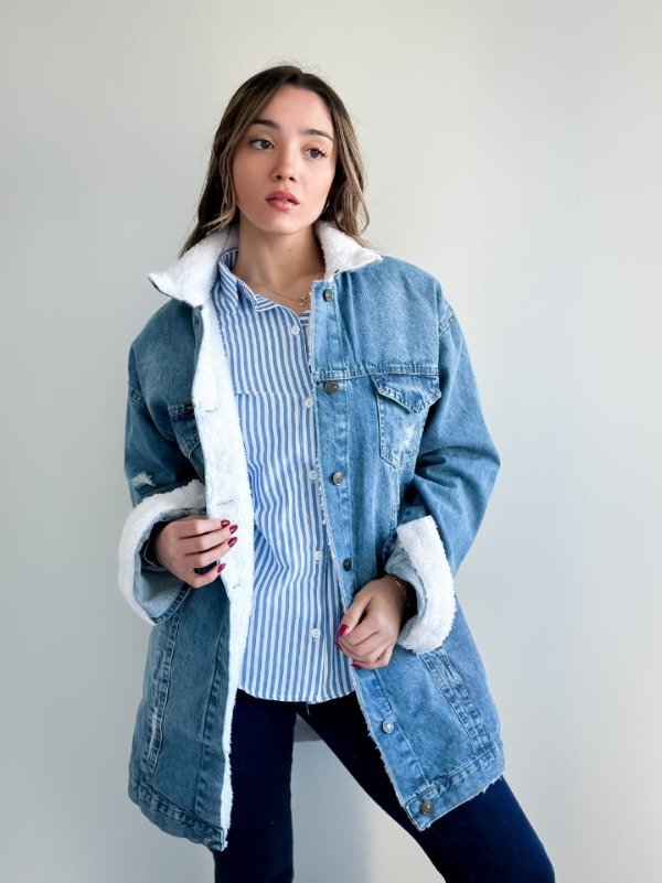Producto - CAMPERA EMILIA CORDERITO NEGRO